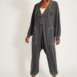 FP MOVEMENT by FREE PEOPLE Don’t Wait Up Onesie in Nordic Trail Medium EUC